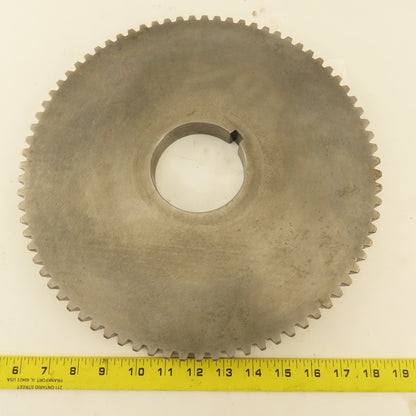 A816-1675 6-8P 13-1/2" OD x 1" Wide 79 Tooth Spur Gear 3-1/2" Keyed Bore