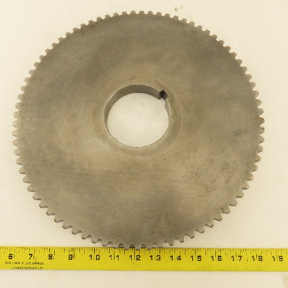 A816-1675 6-8P 13-1/2" OD x 1" Wide 79 Tooth Spur Gear 3-1/2" Keyed Bore