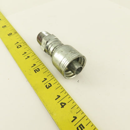 Eaton 1/2" Hose -8 Crimp Swivel x 1/2-14 Male Hydraulic Hose Fitting