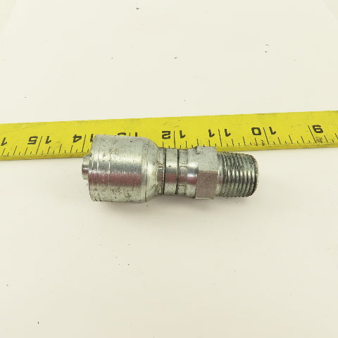 Eaton 1/2" Hose -8 Crimp Swivel x 1/2-14 Male Hydraulic Hose Fitting