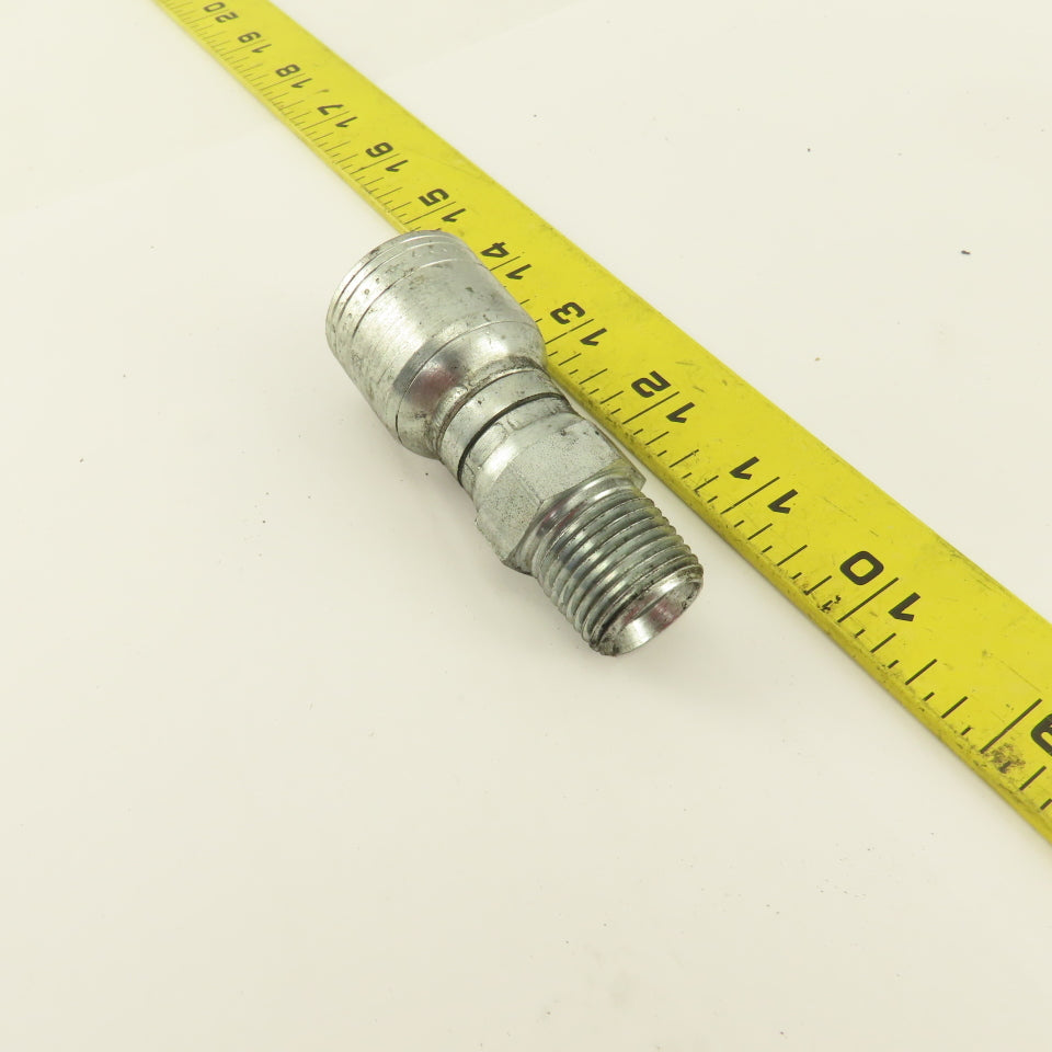 Eaton 1/2" Hose -8 Crimp Swivel x 1/2-14 Male Hydraulic Hose Fitting