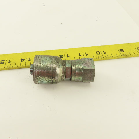 Eaton 1/2" Hose -8 x 7/8-14 Female Swivel JIC Hose Fitting