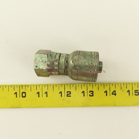 Eaton 1/2" Hose -8 x 7/8-14 Female Swivel JIC Hose Fitting