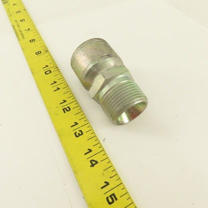 Eaton 3/4" Hose -12 x 1"-11.5 Male Thread Inverted Flare Seat Hydraulic Fitting
