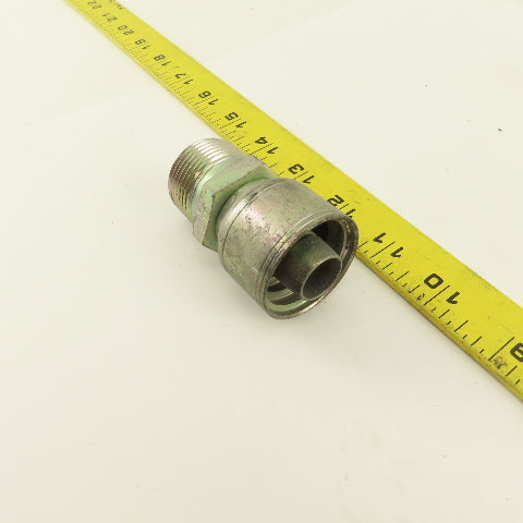 Eaton 3/4" Hose -12 x 1"-11.5 Male Thread Inverted Flare Seat Hydraulic Fitting