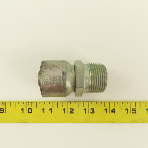 Eaton 3/4" Hose -12 x 1"-11.5 Male Thread Inverted Flare Seat Hydraulic Fitting