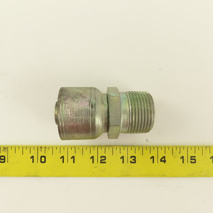 Eaton 3/4" Hose -12 x 1"-11.5 Male Thread Inverted Flare Seat Hydraulic Fitting