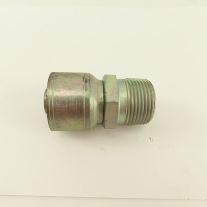 Eaton 3/4" Hose -12 x 1"-11.5 Male Thread Inverted Flare Seat Hydraulic Fitting