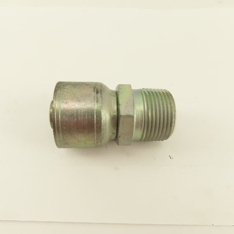 Eaton 3/4" Hose -12 x 1"-11.5 Male Thread Inverted Flare Seat Hydraulic Fitting