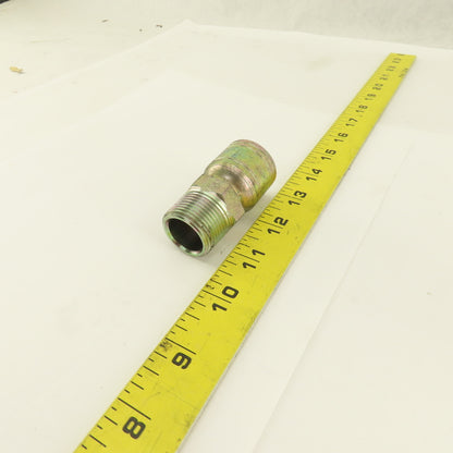 1/2" Hose -8 Crimp x 3/4-14 NPT Male Straight Hydraulic Fitting