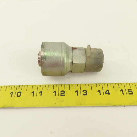 3/4" Hose -12 Crimp x 3/4"-14 (-12) Straight Male Hydraulic Fitting