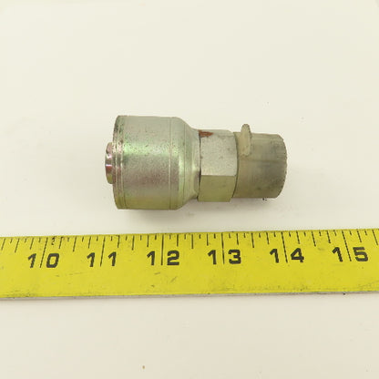 3/4" Hose -12 Crimp x 3/4"-14 (-12) Straight Male Hydraulic Fitting