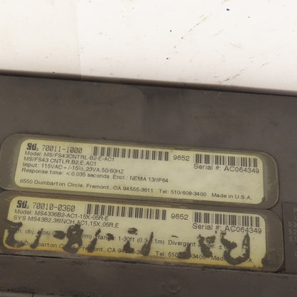 STI Mini Safe 7001-1000 MS/FS43CNTRL-B2-E-ACT Light Curtain Controller