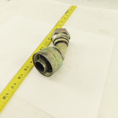 Eaton 1-1/4" Hose -20 Crimp x 1-3/8-12 JIC Female Flare 45° Elbow