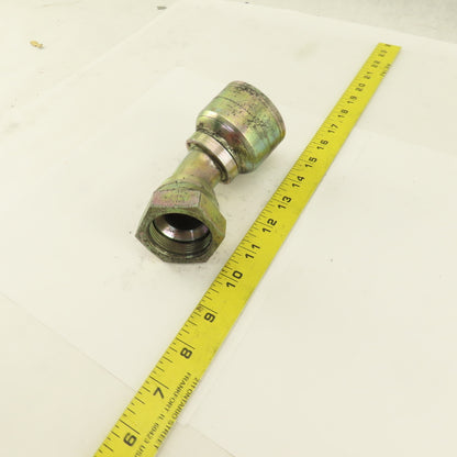 Eaton 1-1/4" Hose -20 Crimp x 1-3/8-12 JIC Female Flare 45° Elbow
