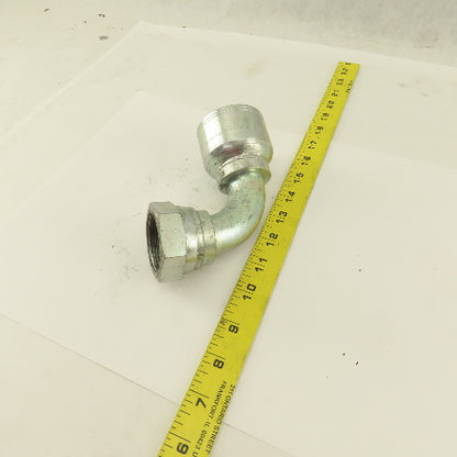 1-1/2" Hose (-20) Crimp x 1-5/8-12 (-20) Female Swivel 90° Elbow
