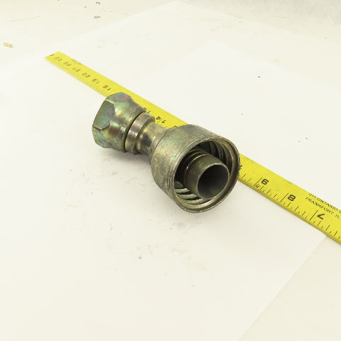 1-1/2" Hose (-20) Crimp x 1-5/8-12 (-20) Female Swivel 45° Elbow