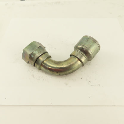 3/4" Hose (-12) x 3/4" 1-5/16-12 Female Steel 90° Elbow
