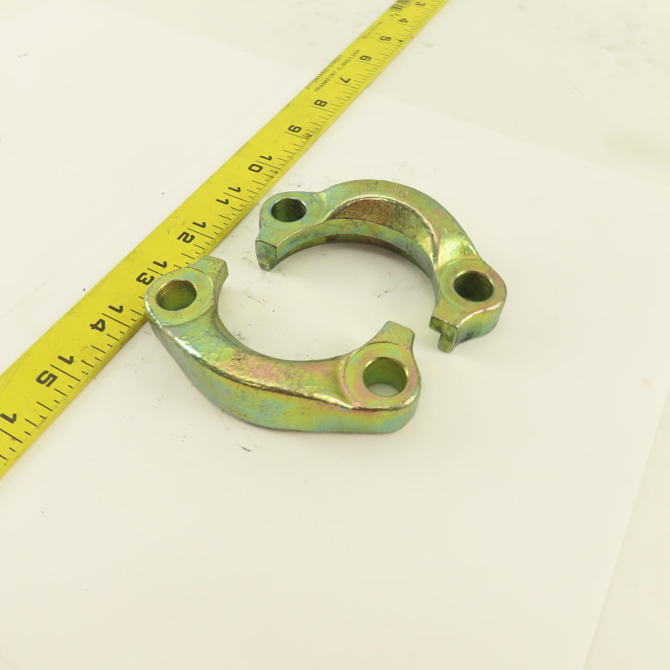 2"  (-32) Split Flange Clamp Steel Set Of 2
