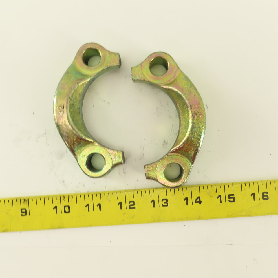 2"  (-32) Split Flange Clamp Steel Set Of 2