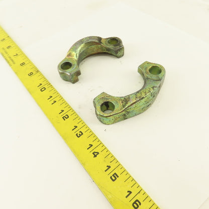 1-1/2" (-24) Split Flange Clamp Steel Set Of 2