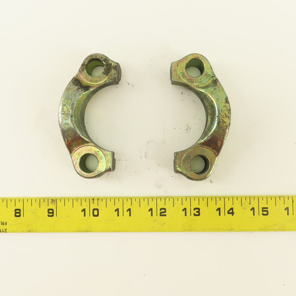 1-1/2" (-24) Split Flange Clamp Steel Set Of 2