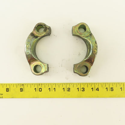 1-1/2" (-24) Split Flange Clamp Steel Set Of 2