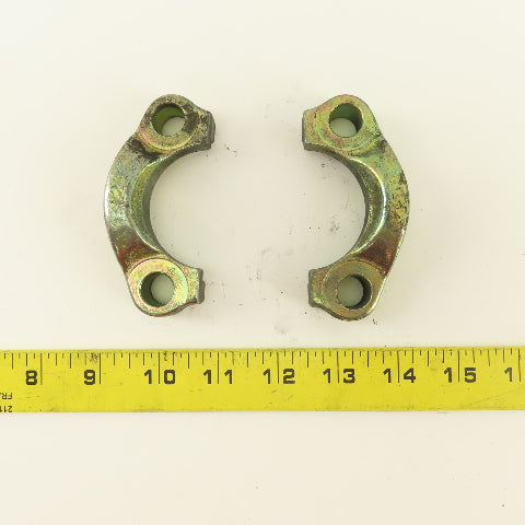 1-1/2" (-24) Split Flange Clamp Steel Set Of 2
