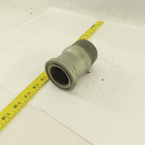 2-1/2-12 (-32) JIC Male x 2" Split Flange SAE J518 Straight Fitting