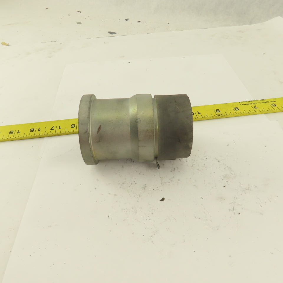 2-1/2-12 (-32) JIC Male x 2" Split Flange SAE J518 Straight Fitting