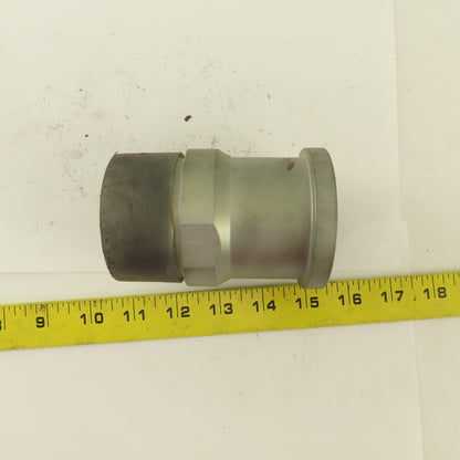 2-1/2-12 (-32) JIC Male x 2" Split Flange SAE J518 Straight Fitting