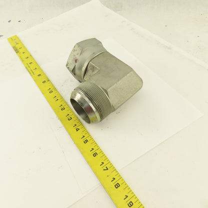 2-1/2-12 (-32) Female Swivel x 2-1/2" Male JIC Flare 90° Elbow