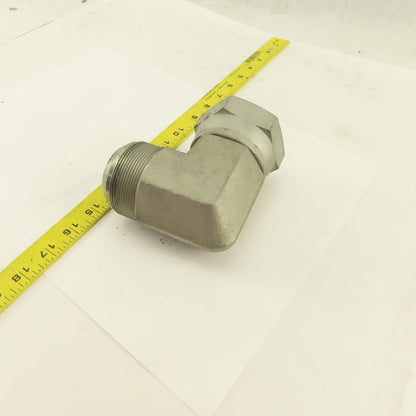 2-1/2-12 (-32) Female Swivel x 2-1/2" Male JIC Flare 90° Elbow