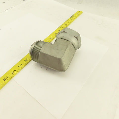 2-1/2-12 (-32) Female Swivel x 2-1/2" Male JIC Flare 90° Elbow