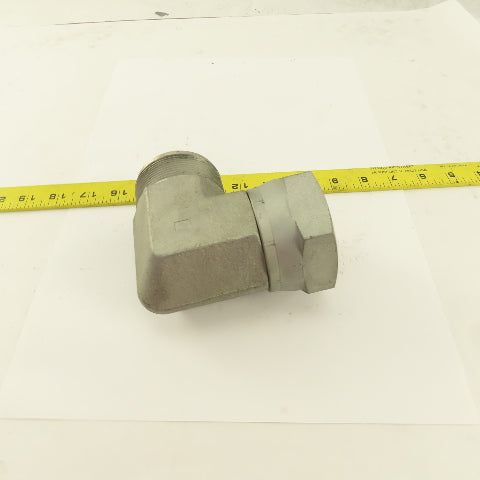 2-1/2-12 (-32) Female Swivel x 2-1/2" Male JIC Flare 90° Elbow