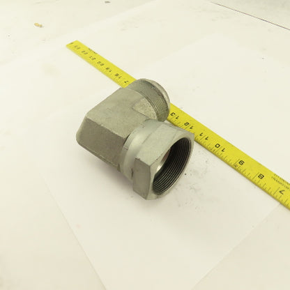 2-1/2-12 (-32) Female Swivel x 2-1/2" Male JIC Flare 90° Elbow