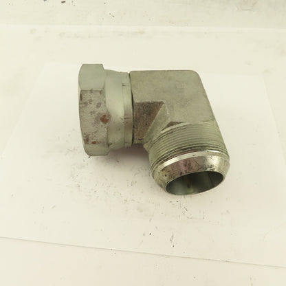2-1/2-12 (-32) Female Swivel x 2-1/2" Male JIC Flare 90° Elbow