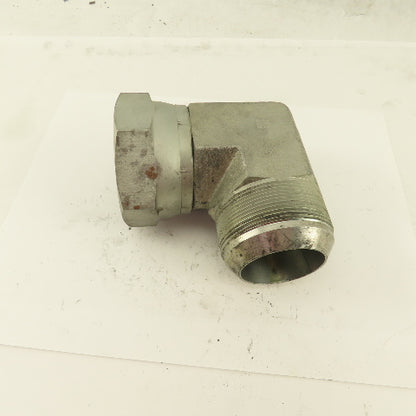 2-1/2-12 (-32) Female Swivel x 2-1/2" Male JIC Flare 90° Elbow