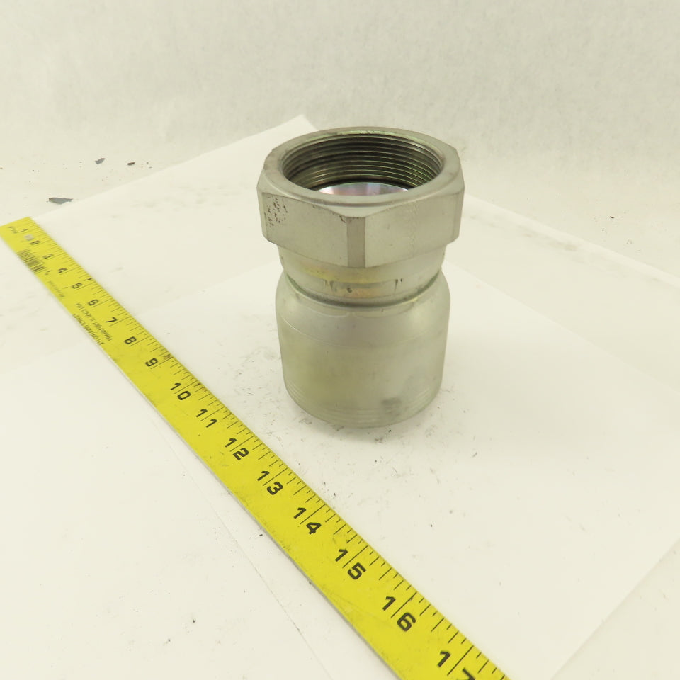 2-1/2-12 (-32) Female Swivel x 2" Hose (-32) Straight Connector
