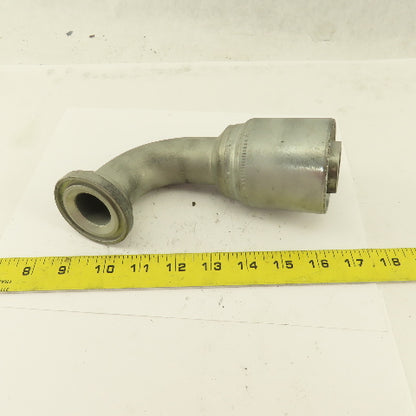 GW53-24X24 1-1/2" Hose  (-24) Crimp x 1-1/2" Split Flange 90° Elbow