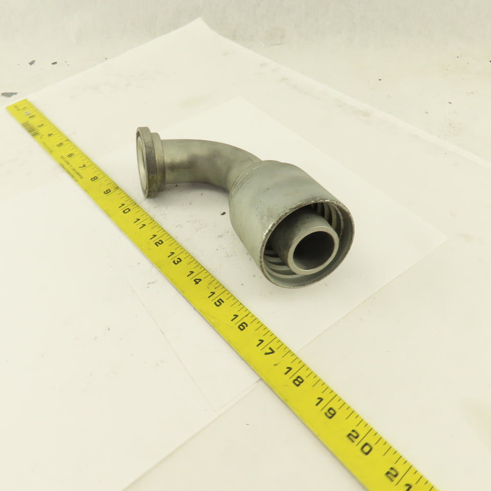 GW53-24X24 1-1/2" Hose  (-24) Crimp x 1-1/2" Split Flange 90° Elbow