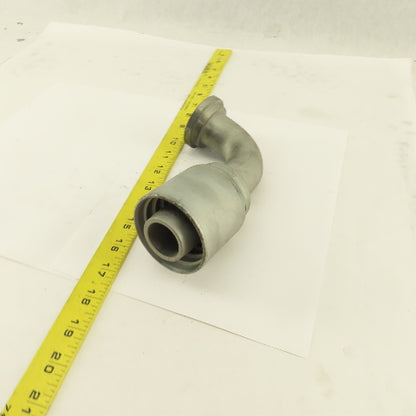 GW53-24X24 1-1/2" Hose  (-24) Crimp x 1-1/2" Split Flange 90° Elbow
