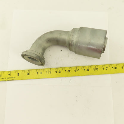 GW53-24X24 1-1/2" Hose  (-24) Crimp x 1-1/2" Split Flange 90° Elbow