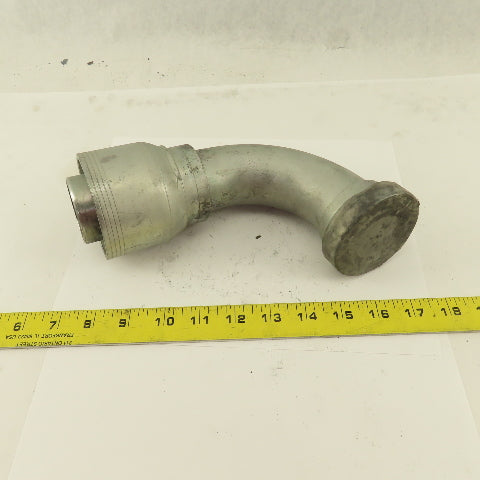 2" Hose (-32) Crimp x 2" Split Flange 90° Elbow Hydraulic Fitting