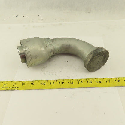 2" Hose (-32) Crimp x 2" Split Flange 90° Elbow Hydraulic Fitting