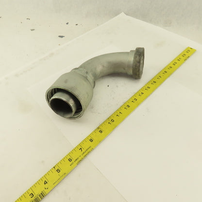 2" Hose (-32) Crimp x 2" Split Flange 90° Elbow Hydraulic Fitting