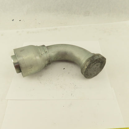 2" Hose (-32) Crimp x 2" Split Flange 90° Elbow Hydraulic Fitting