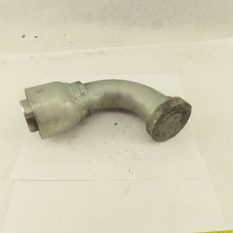 2" Hose (-32) Crimp x 2" Split Flange 90° Elbow Hydraulic Fitting
