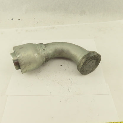 2" Hose (-32) Crimp x 2" Split Flange 90° Elbow Hydraulic Fitting