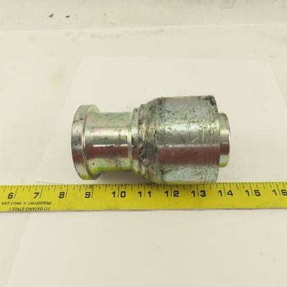 2" Hose (-32) Crimp x 2" Split Flange Mount Straight Hydraulic Fitting